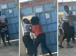 Lady beats younger sister boyfriend