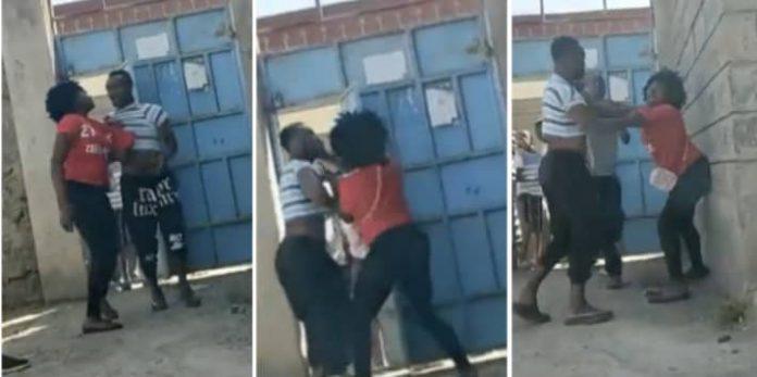 Lady beats younger sister boyfriend