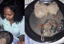 Sad Girl Cooks and Eats Rats on Christmas Day (Photos)